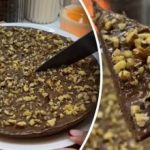 Τεμπέλικο κέικ σοκολάτας σε ένα τηγάνι: εύκολη συνταγή